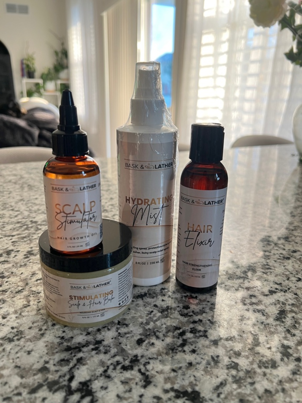 MOISTURIZE & SEAL BUNDLE- Hair Growth + Moisture + Length Retention Haircare